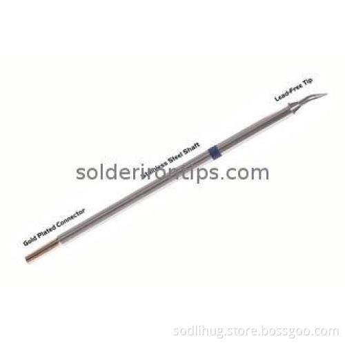 Bent Sharp OKI Soldering Tips STTC-040 , STTC-140 And STTC-